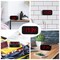 Digital Clock, Small Wall Clock, Battery Operated, Adjustable 3-Level Led Brightness, Dim Night Mode, 12/24Hr, Cordless, Constantly 1.2'' Digits Display for Bedroom/Travel, Easy to Set